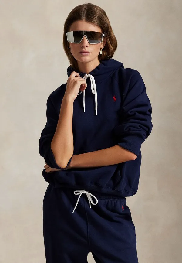 

Худи укороченного кроя Polo Ralph Lauren, Cruise Navy, Синий, Худи укороченного кроя Polo Ralph Lauren, Cruise Navy