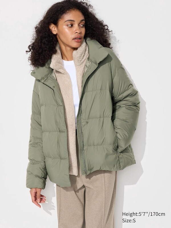 

Пуховик Uniqlo, зеленый