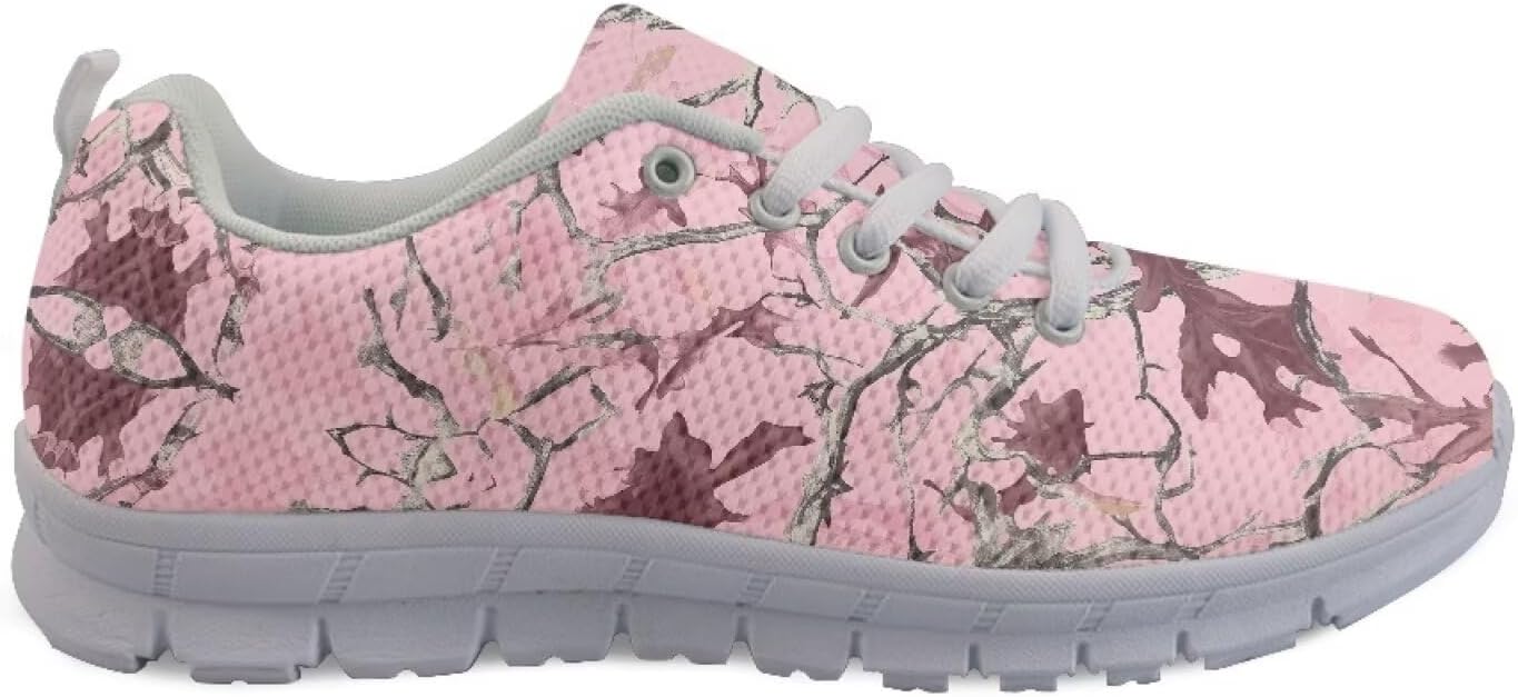 

Гольф-обувь, модные кроссовки на шнуровке, легкие кроссовки для фитнеса, спортзала, тенниса, бега и походов Getelinseng, Hunting Camo Pattern