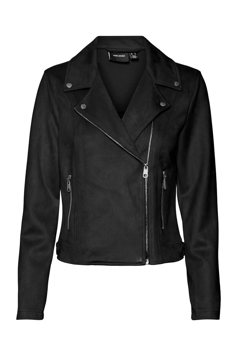 

Замшевая куртка с заклепками Vero Moda, черный