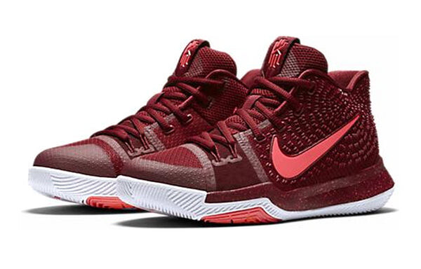 Кроссовки kyrie 3 Nike, красный — фото 3