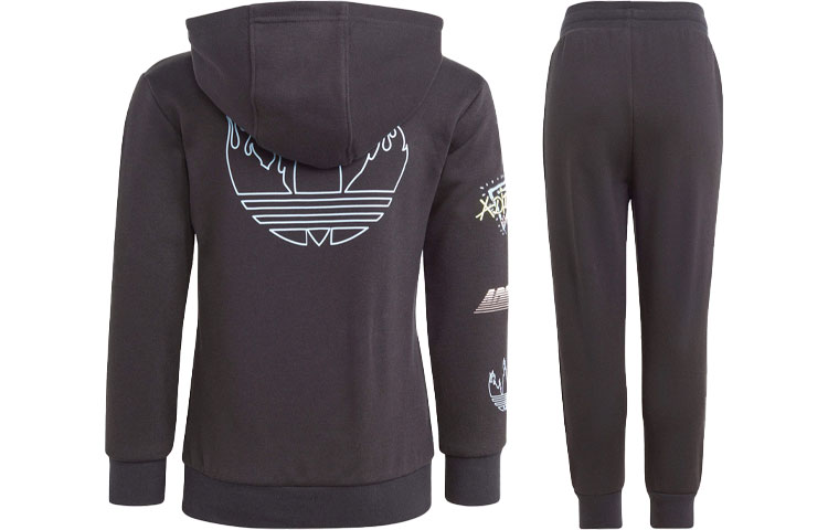 Adidas Originals Детская черная повседневная спортивная одежда — фото 4