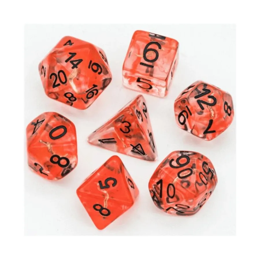 

Набор Poly — Кинжал Разбойника с черным (7), Dice Sets - Class Dice