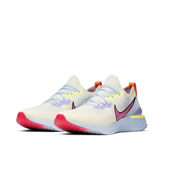 Кроссовки epic react flyknit Nike, белый — фото 3