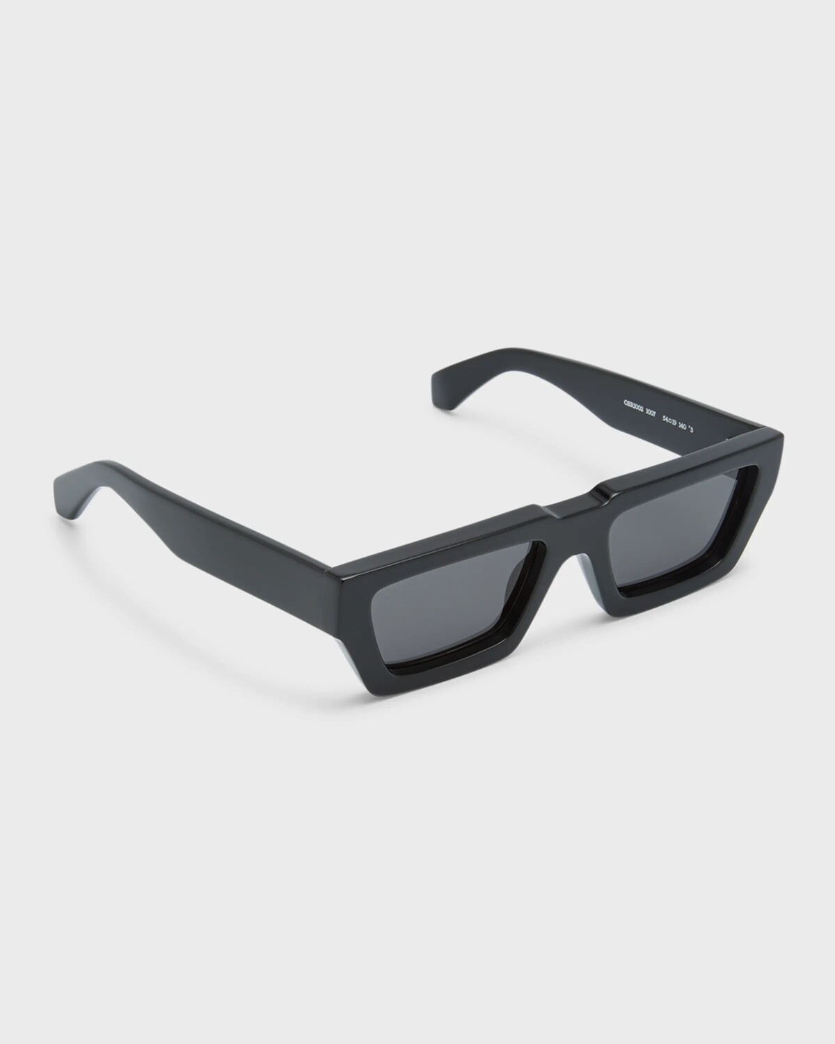 

Прямоугольные солнцезащитные очки Manchester из ацетата Off-White, цвет Black Dark Grey