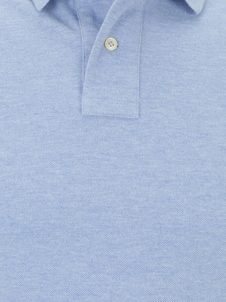 Рубашка поло Polo Ralph Lauren Shirt, цвет royal blue/light blue — фото 3