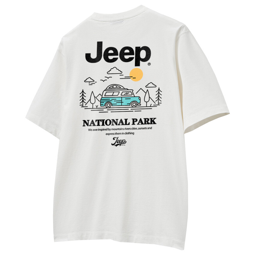 

Футболка унисекс Jeep, хаки