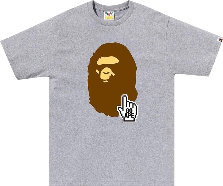 

Футболка BAPE Online (Online Exclusive) 'Grey', серый