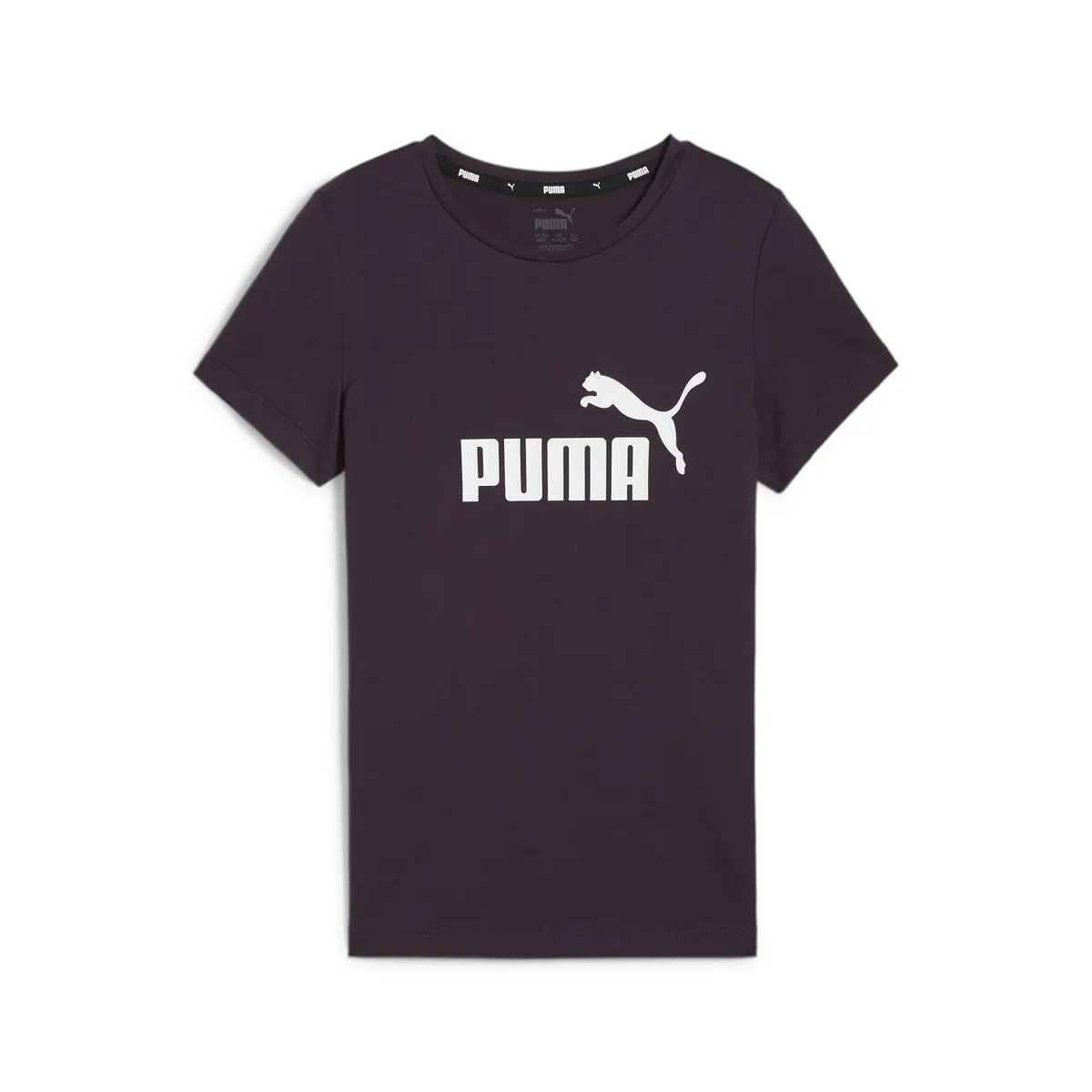 

Футболка PUMA "ESS LOGO TEE G", цвет Midnight Plum