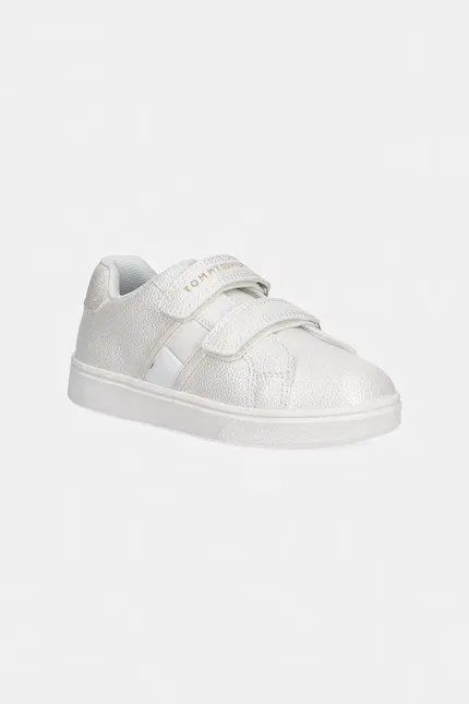 Кроссовки детские из экокожи Tommy Hilfiger, бежевый