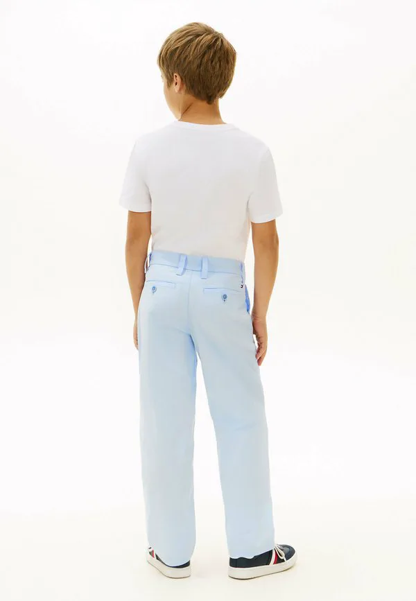 Легкие свободные брюки-чинос из саржи. Tommy Hilfiger, Sweet Blue — фото 3