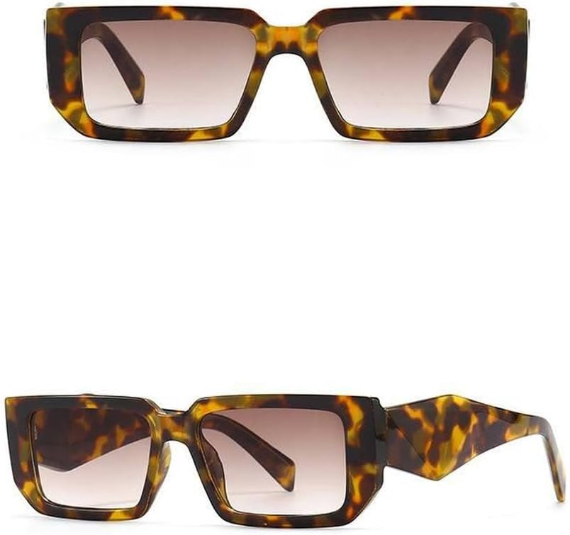 

Многоугольные квадратные солнцезащитные очки для мужчин, модные, роскошные, нестандартной формы, женские солнцезащитные очки, классические очки UV400 LVTFCO, Leopard Tea