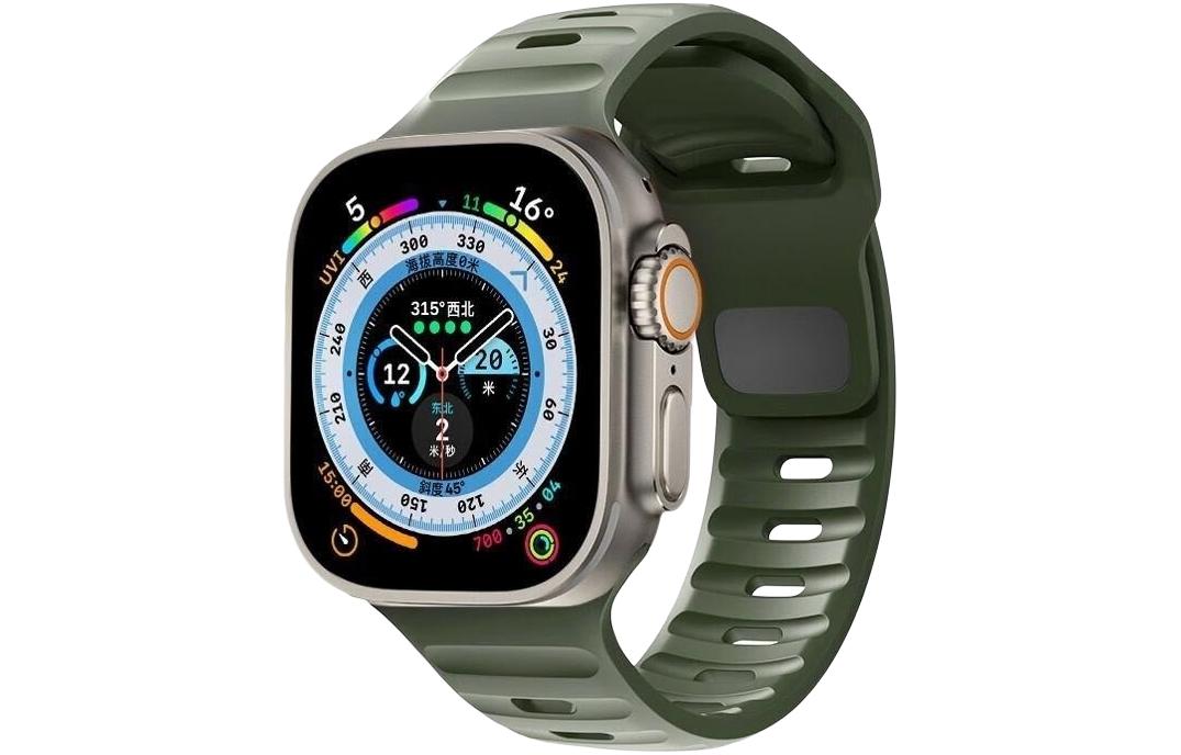 

Универсальный ремешок для часов Wepro, серый/зеленый