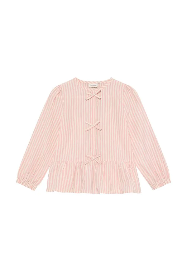 Футболка с длинными рукавами y/d Minymo, Silver Pink