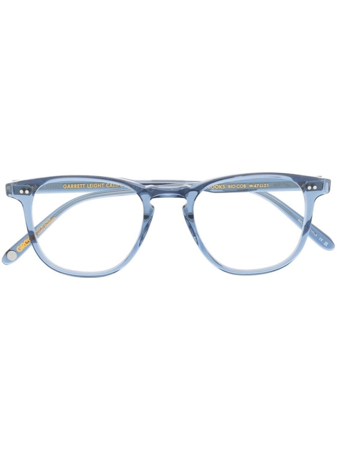 

Garrett Leight очки Brooks в прозрачной оправе, синий