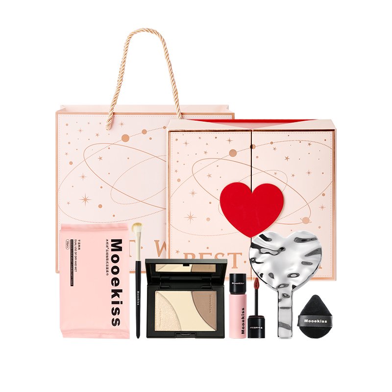 

Набор косметики encounter love gift box, 6 предметов, стойкий, без переноса, натуральный Mooekiss