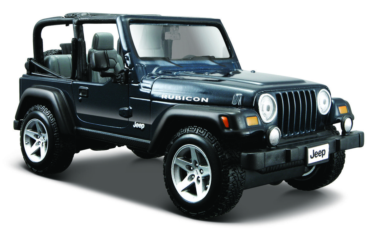 

Maisto, коллекционная модель Jeep Wrangler Rubicon Blue 1/27