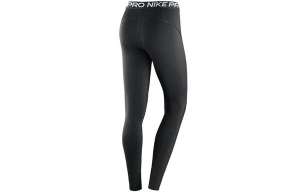 Брюки pro running training quick dry sports gym pants/trousers/joggers black Nike, черный — фото 2