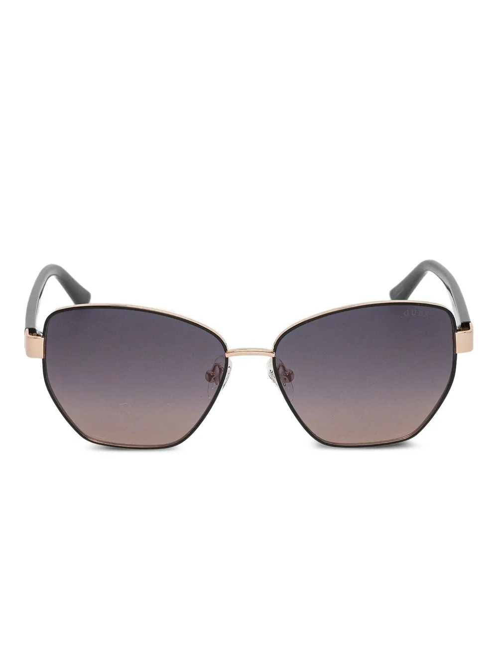 

Солнцезащитные очки в геометрической оправе GUESS EYEWEAR, черный