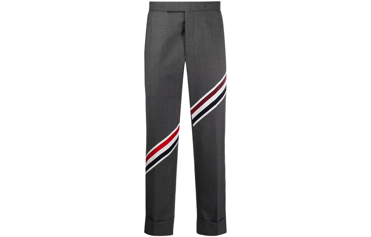 

Повседневные брюки мужские, средне-серые THOM BROWNE, Medium Gray