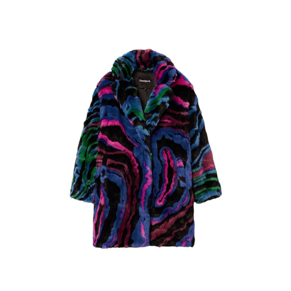 

Черная модакриловая куртка Desigual