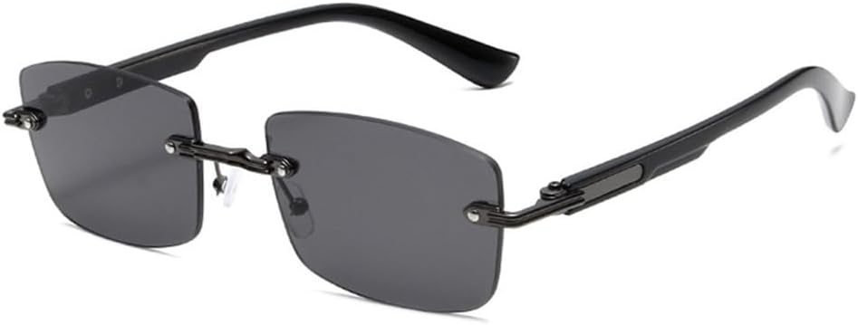 

Солнцезащитные очки UV400 с защитой от ультрафиолета - без оправы, прозрачные, с градиентом цвета "океан", в стиле панк, для женщин и мужчин, для бега и активного отдыха UYPTK, Gun Gray