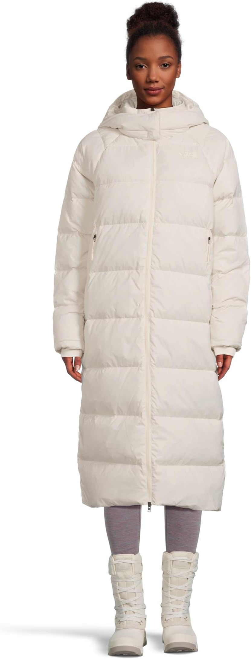 

Женская длинная парка с капюшоном Hydrenalite City The North Face, White Dune