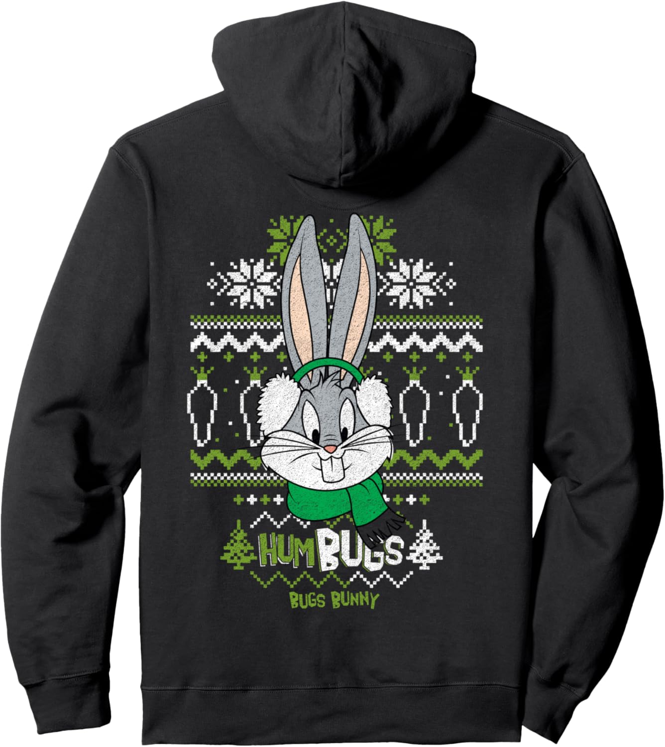 

Худи Looney Tunes Bugs Bunny Xmas HumBugs, черное, Черный, Худи Looney Tunes Bugs Bunny Xmas HumBugs, черное
