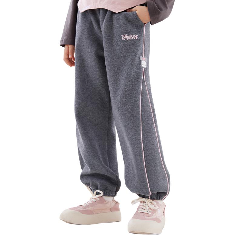 

Детские утепленные флисовые спортивные штаны для весны, осени и зимы Regular Disney, серый