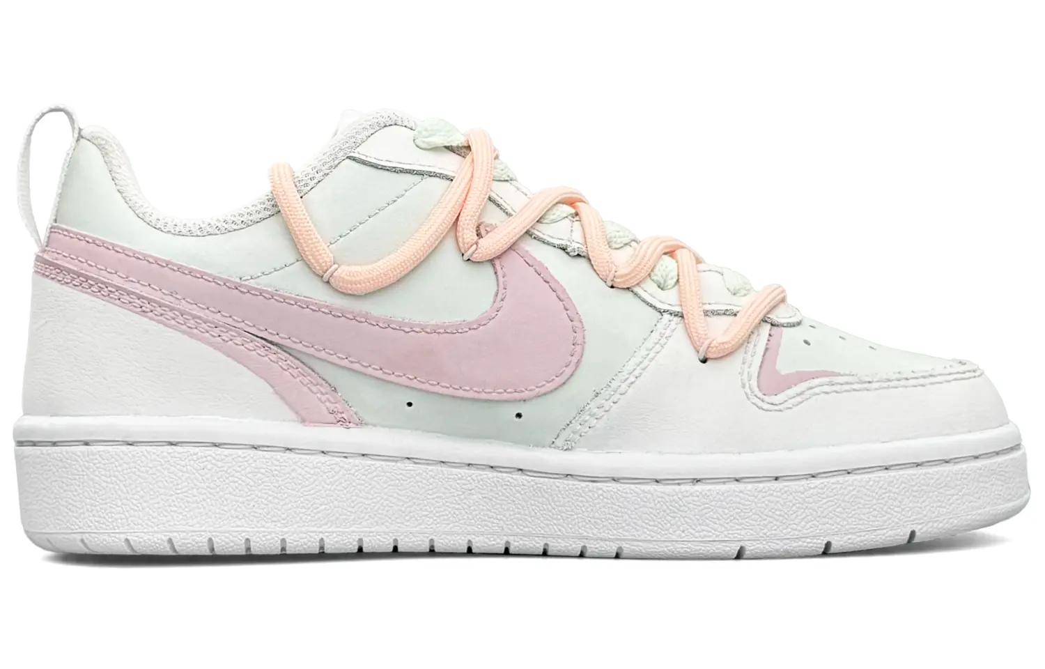 

Кроссовки Nike Court Borough Skateboard Shoes Women's Low-Top White, Зеленый, Кроссовки Nike Court Borough Skateboard Shoes Women's Low-Top White