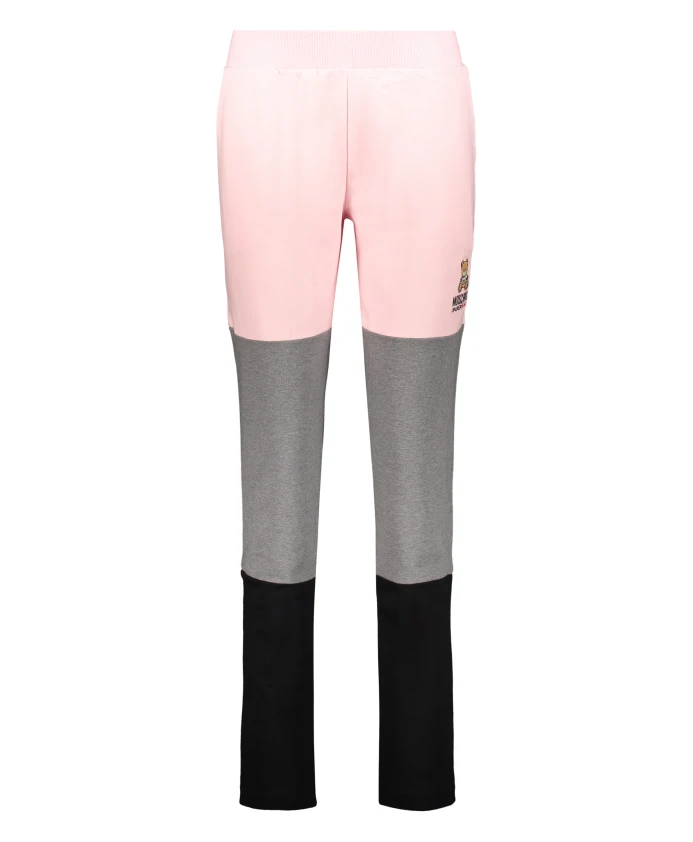 

Спортивные штаны с вышитым логотипом Moschino, мультиколор