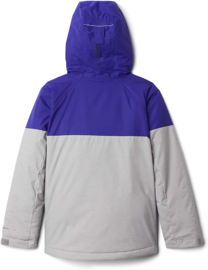 Куртка Columbia boys Alpine Action ii, Columbia Grey Heather/Purple Quartz — фото 2