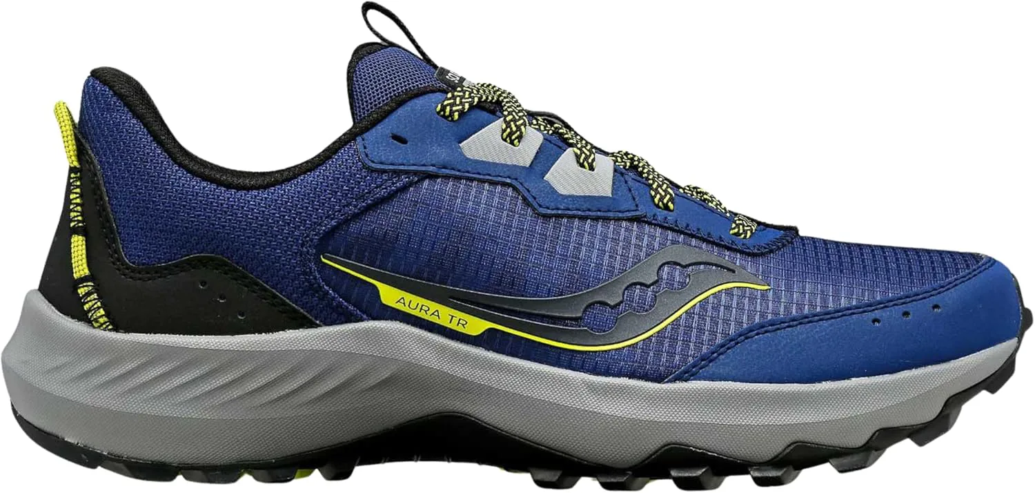 Кроссовки Saucony для мужчин Aura Tr, индиго/черный — фото 2