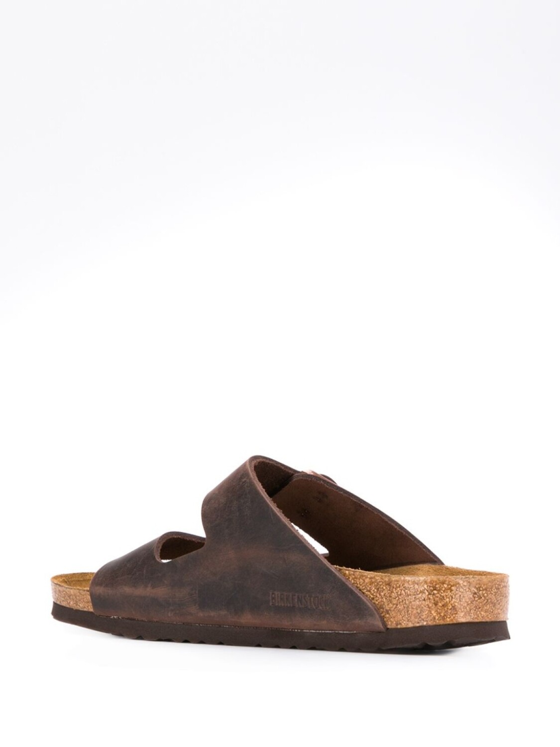 Сандалии Birkenstock Arizona Soft Footbed Natural Leather Oiled узкие, коричневый — фото 3