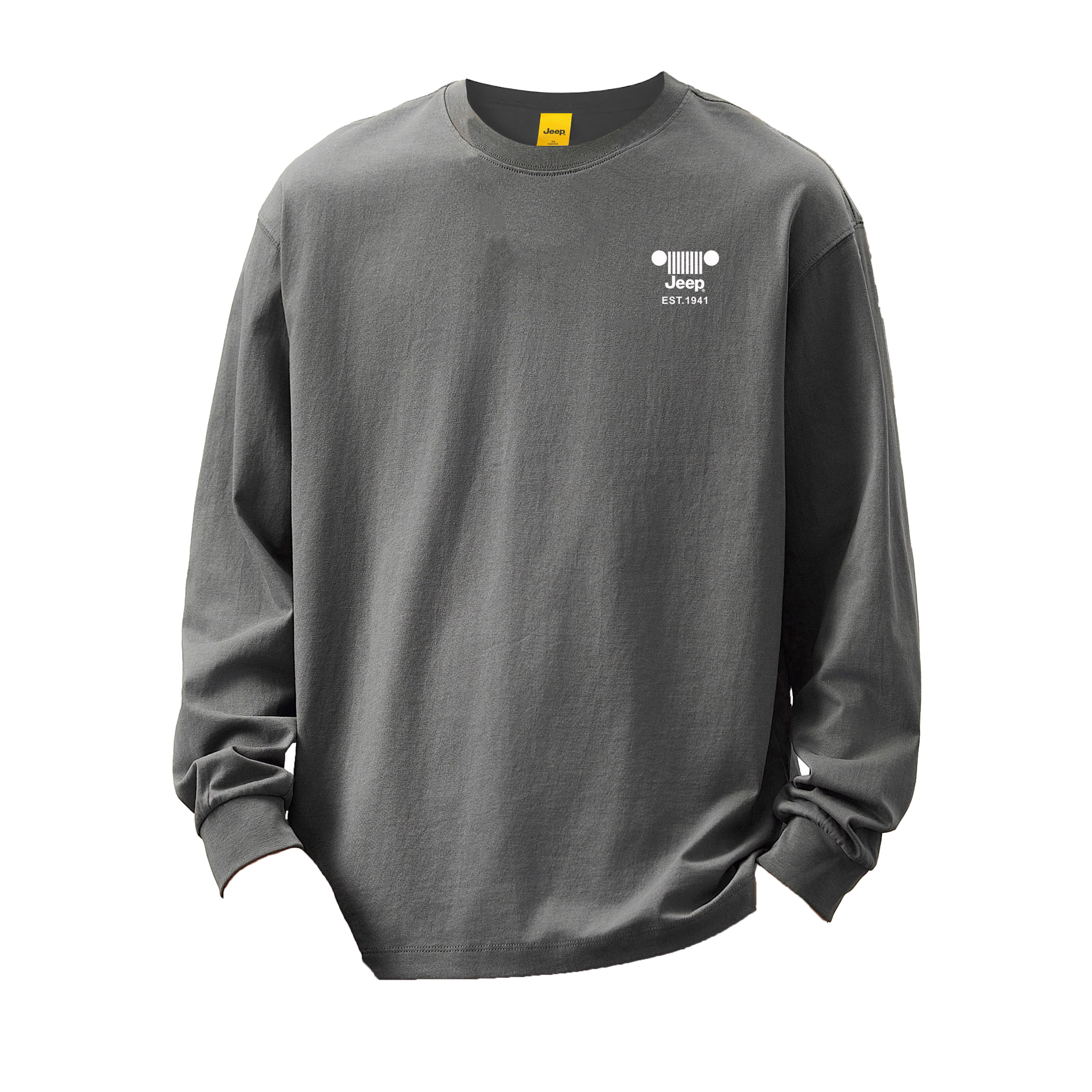 

Футболка с длинным рукавом Unisex Jeep, темно-серый