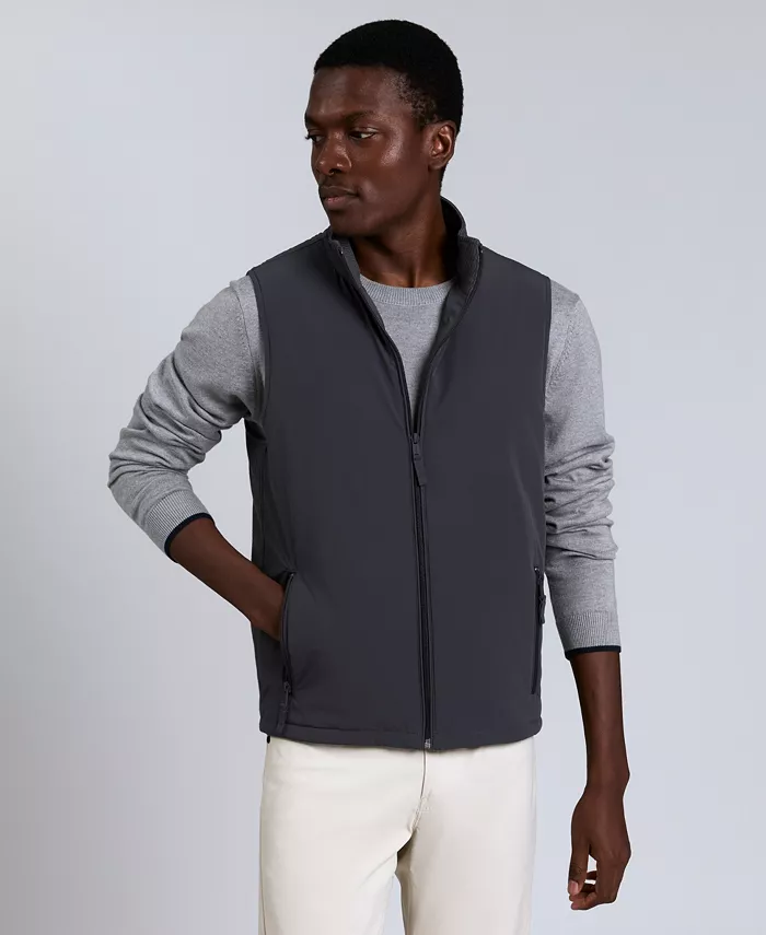 

Мужская флисовая водолазка-жилет Kenneth Cole, серый