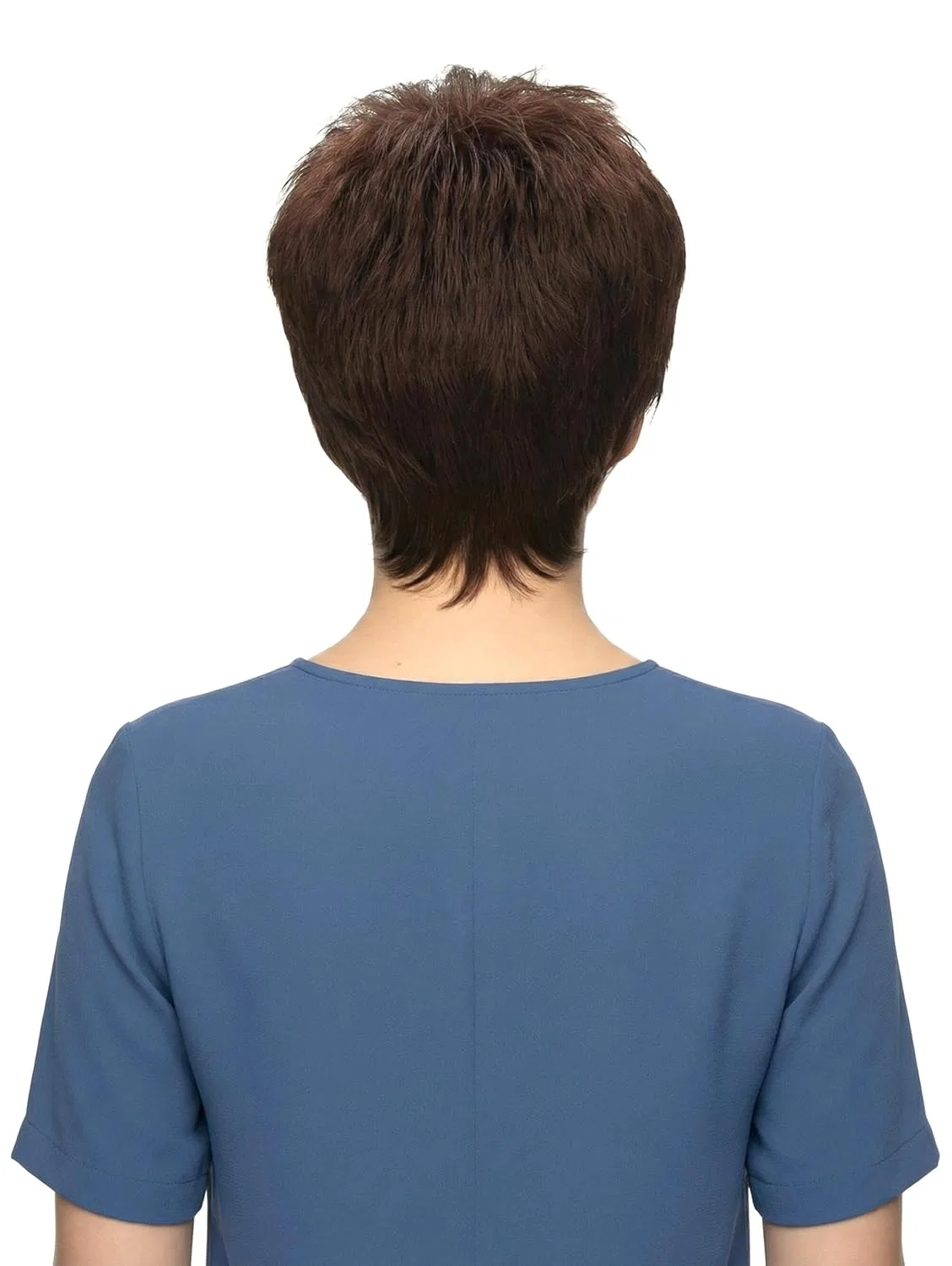 Парик «Dana» с короткой стрижкой и невидимой линией роста волос Trendhair Designs By Lofty, Medium / Maroon Mixed — фото 4