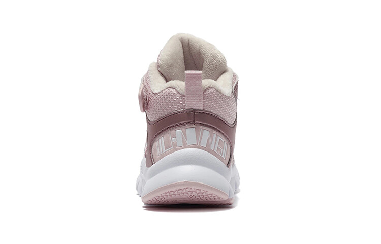Кроссовки LINING YOUNG Kids Lifestyle Shoes PS Mid-top Pink — фото 4