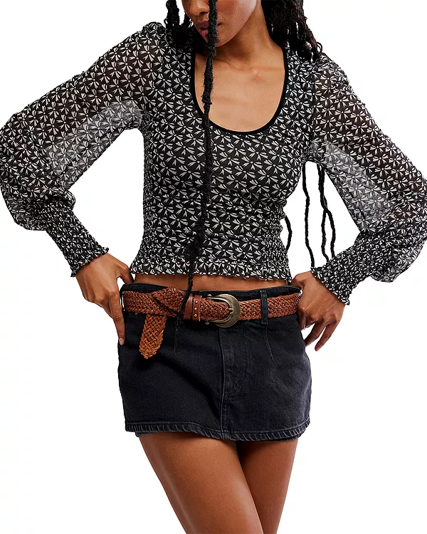 

Вязаный топ Dottie Free People, черный