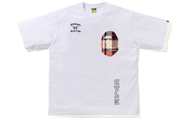 

Футболка Ape Head Series для мужчин A Bathing Ape, черный/желтый
