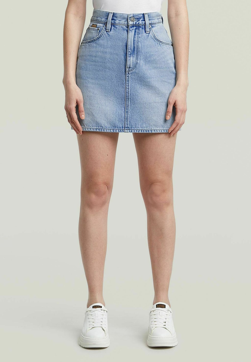 

Мини-юбка VIKTORIA - Denim skirt G-STAR, светло-голубой