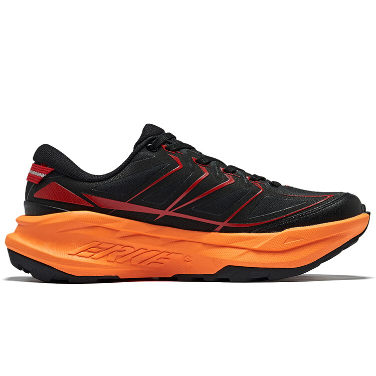 Кроссовки мужские Lifestyle Shoes Men Low-Top Positive Black Red Red Erke — фото 2