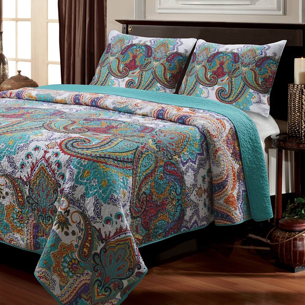 

Комплект одеял Greenland Home Fashions Nirvana, синий