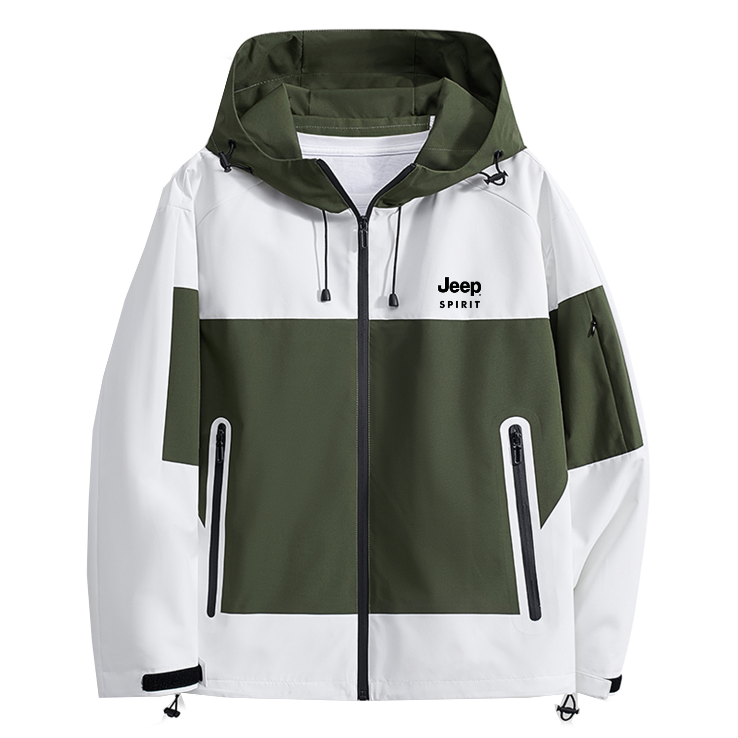 

JEEP SPIRIT Куртка Unisex, Army Green & White
