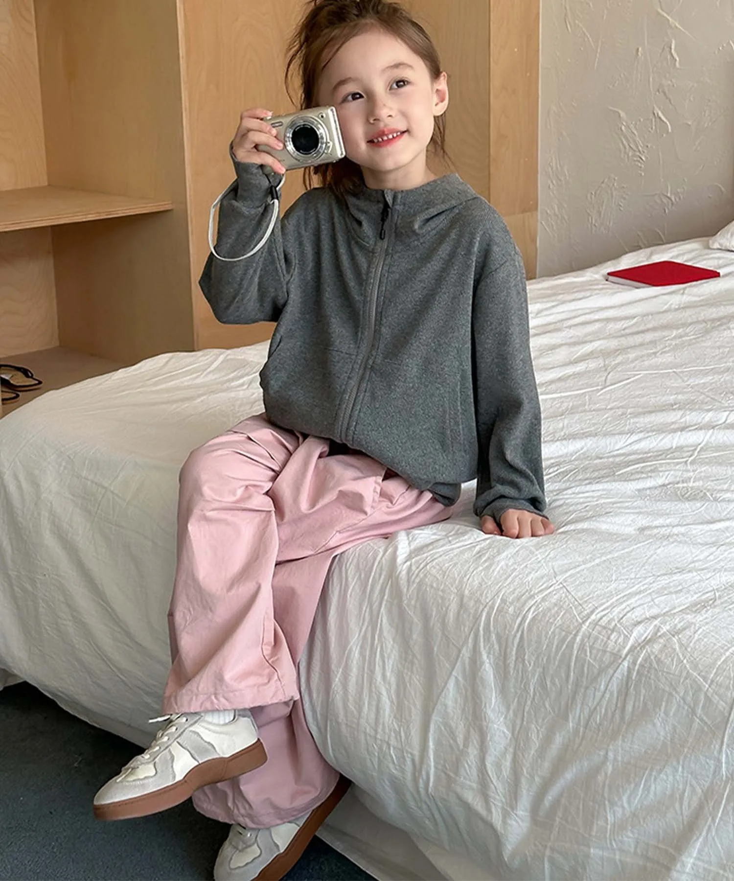 Толстовка на молнии Aimoha Kids, gray — фото 3