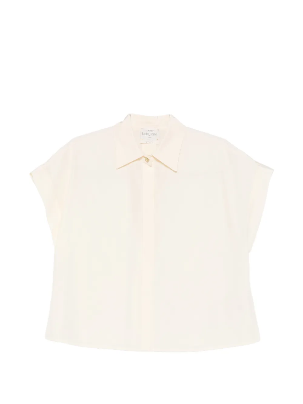 

Рубашка с короткими рукавами Forte Forte, бежевый