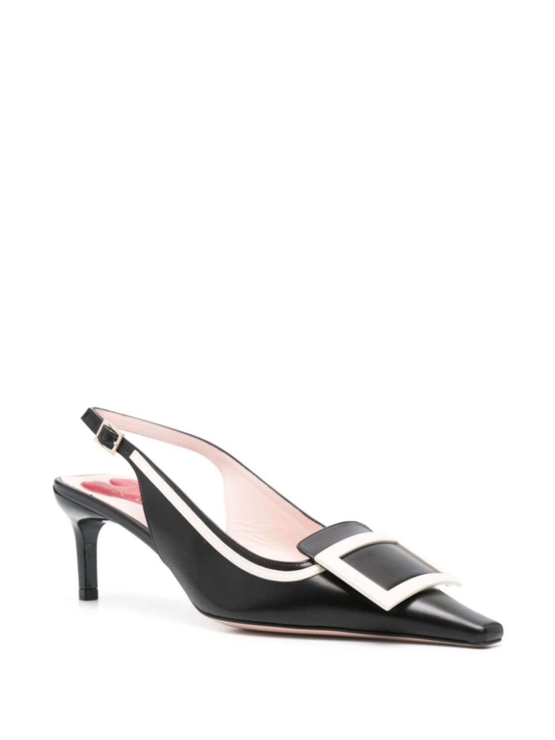 Roger Vivier туфли Canard 65 с ремешком на пятке, черный — фото 2