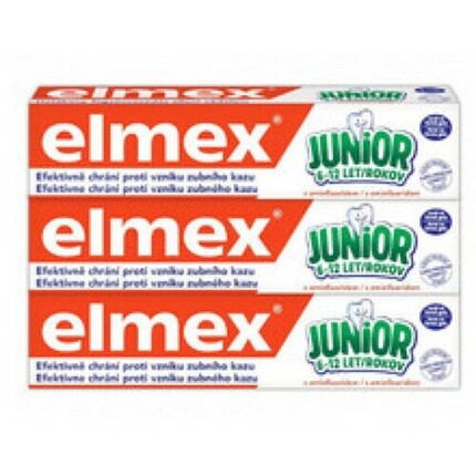 

Зубная паста Junior Trio, 3 упаковки для детей, Elmex