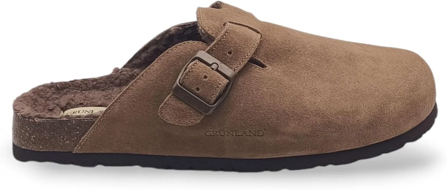 Мюли Grunland Plush для мужчин | BOBO CB2247 GRÜNLAND il benessere è naturale, Taupe — фото 3
