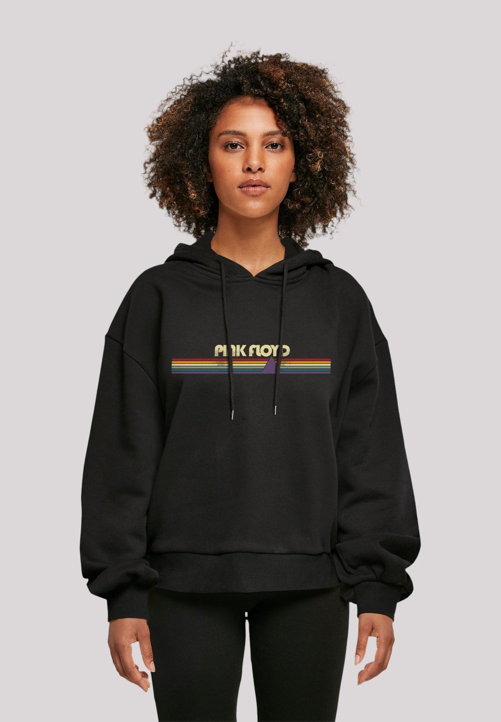 

Толстовка PINK FLOYD PRISM RETRO STRIPES - Hoodie F4NT4STIC, черный